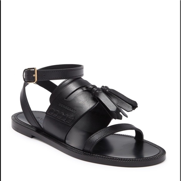 Burberry Shoes - BNWB BURBERRY Black Bethany Tassel Sandals